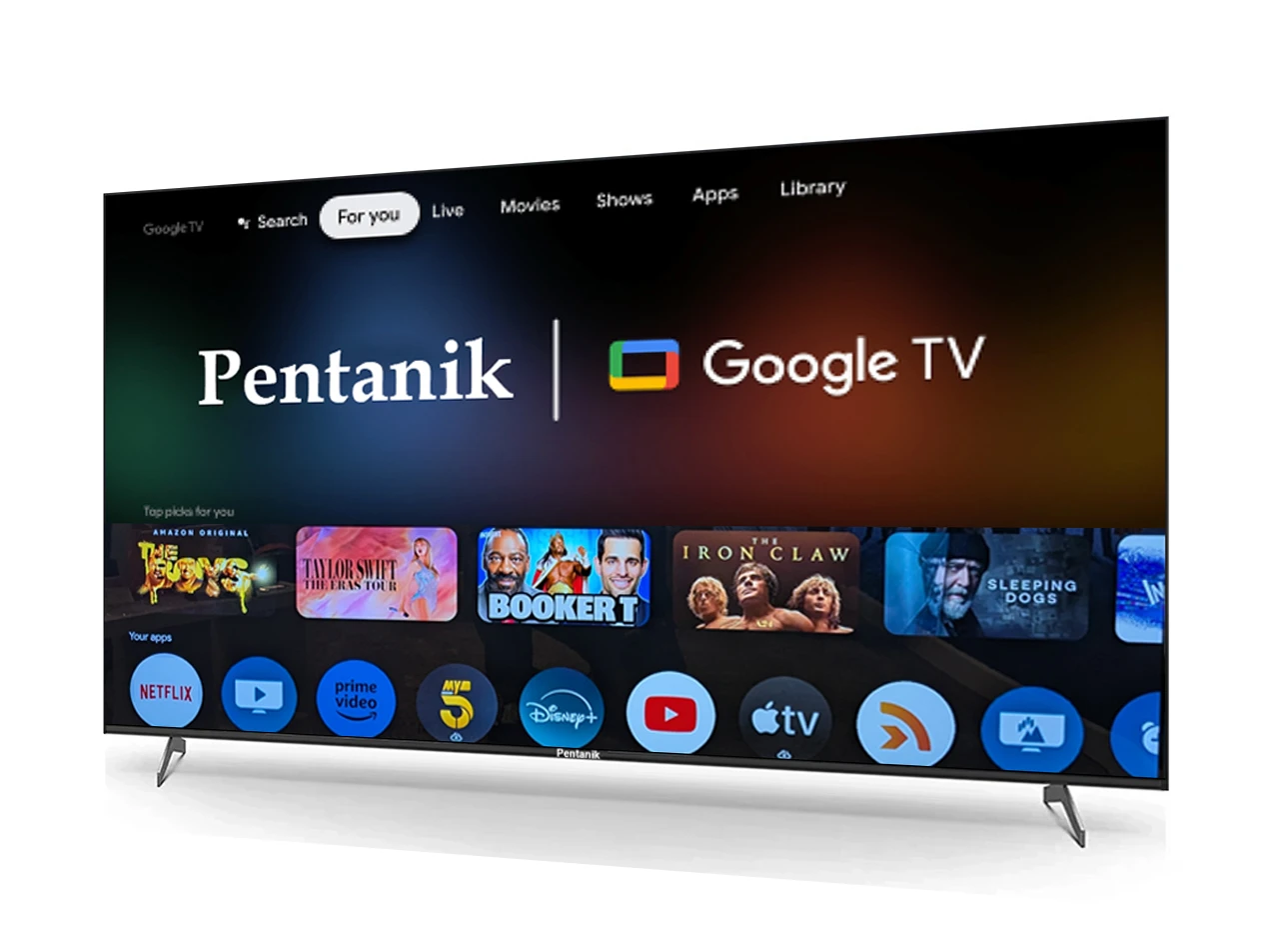 Pentanik Google TV 100 Inch 4K FL VC view 3
